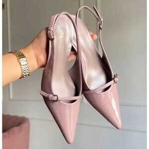 ZARA Pointed Toe Kitten Heels NWT